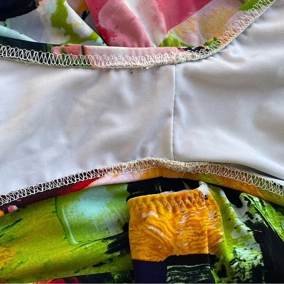 Norma Kamala swim one piece suit floral sz medium - Picture 8 of 8